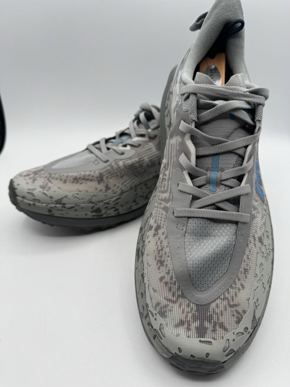 HOKA Speedgoat 6 Men's Size 13D Galactic Grey/Hoka Blue Trail Shoes Read